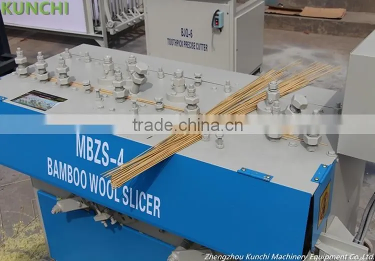 Top quality! KUNCHI brand bamboo toothpick / skewer making machine with total solution! No.6927