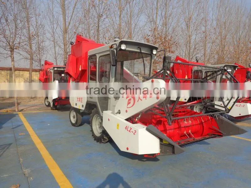 4LZ-2 wheat mini combine harvester