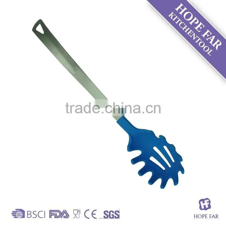 N707 Heat resistant blue color nylon spaghetti server