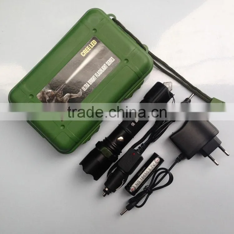 rechargeable zoom flashlight LED flashlight tactical flashlight led torches