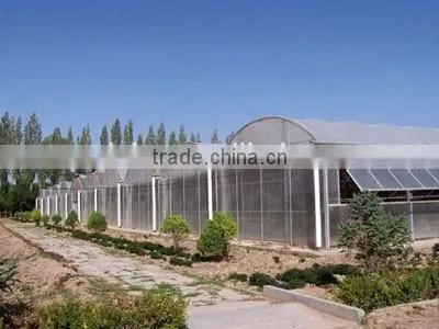 In anti-fog dust prevention was plastic greenhouse