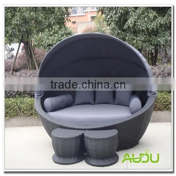 Audu Polyethylene Daybed/Poly Rattan Material 3 Years Daybed
