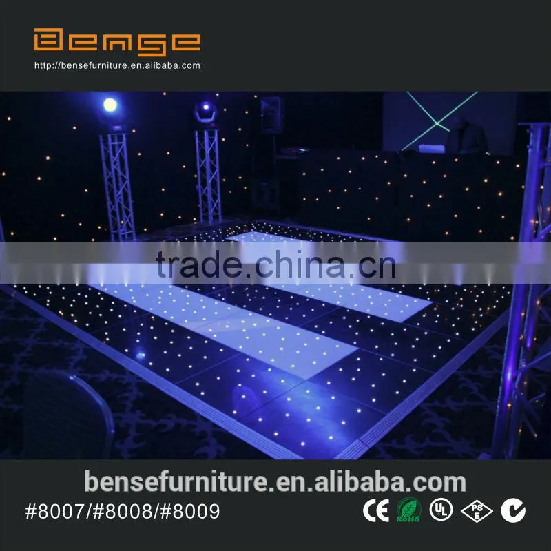 black & white wedding party floor event floor LED dance floor