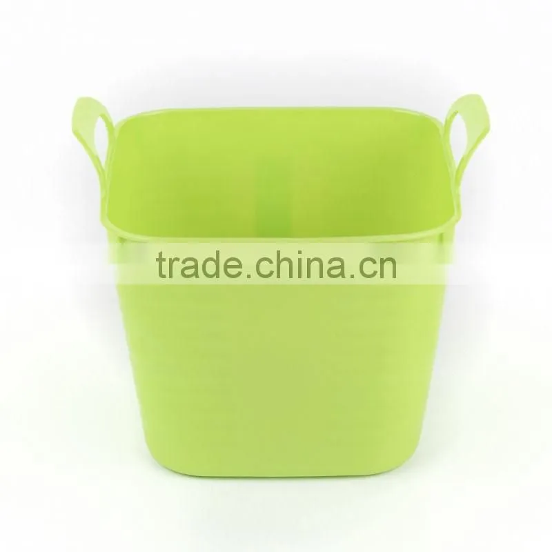 Useful basket plastic bucket with handle for home use