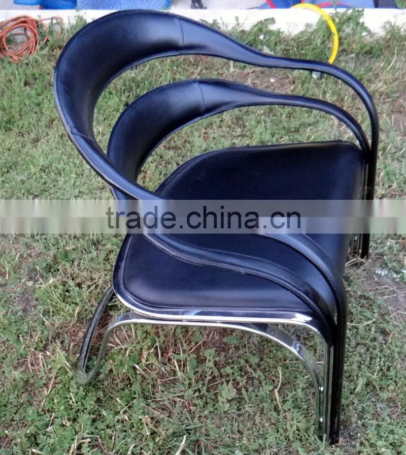 Black Leather Armchair