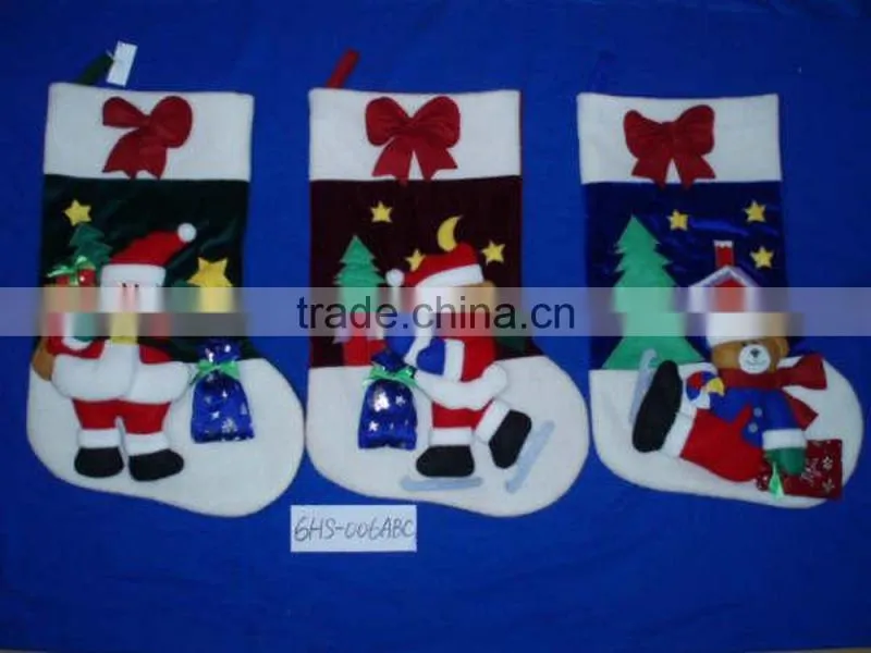 15012119 2015 Felt Christmas hat shoes decoration made in China