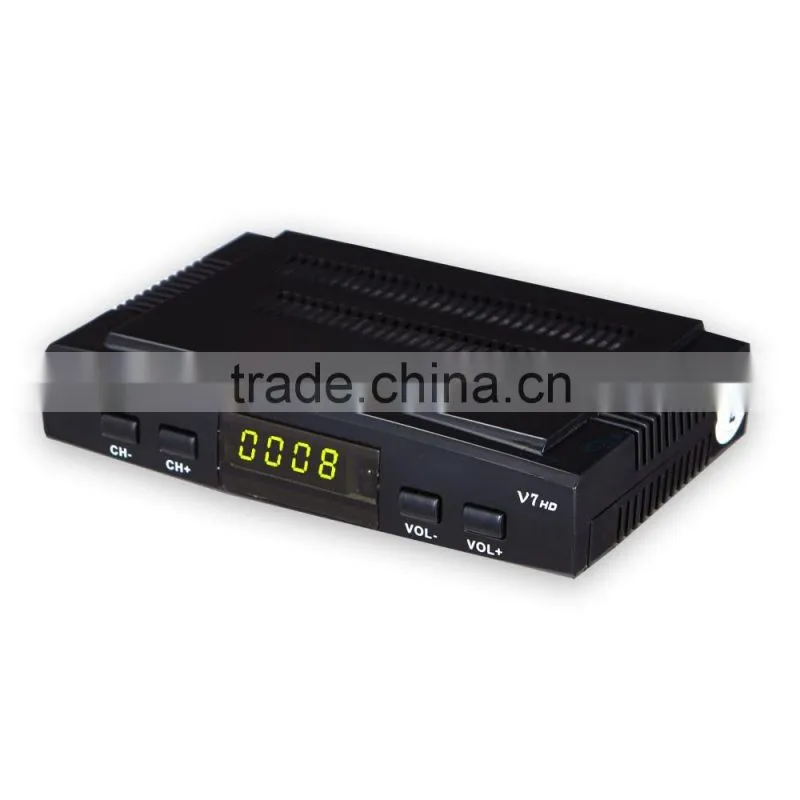 1080P Full HD Youtube Free Porn Video DVB-S2 Satellite Receiver Freesat V7 IPTV Set Top Box With Powervu DRE & Biss Key