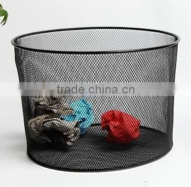Metal Mesh Office Paper Waste Bin