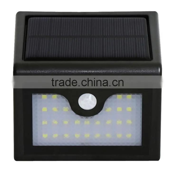 Solar Lights 8 LED Wireless Waterproof Motion Sensor Outdoor Light for Patio, Deck, Yard, Garden with Motion Activated Auto On/O