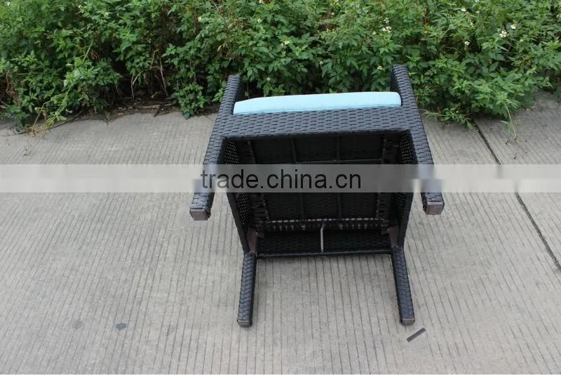 2015 Fosan table and chair new design wicker furniture