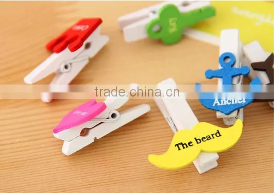 wooden photo clip holder,memo clip