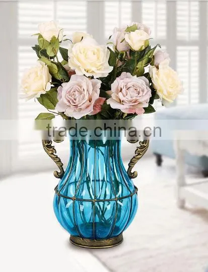 metal vase