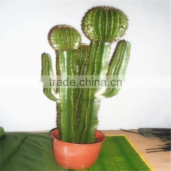 SJM091023 Indoor decoration artificial cactus p .e . plant /prickly pear plant