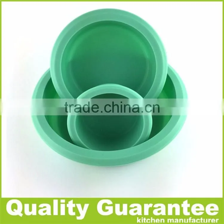 3 tiers cake baking pan silicone baking pan