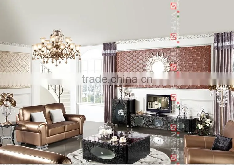Clearance sale black marble top TV stand LV-E801