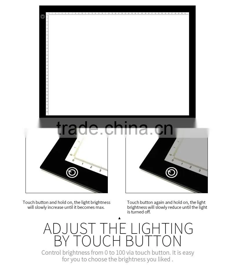 New drawing partner, LED copy board for tracing image or learning printing.