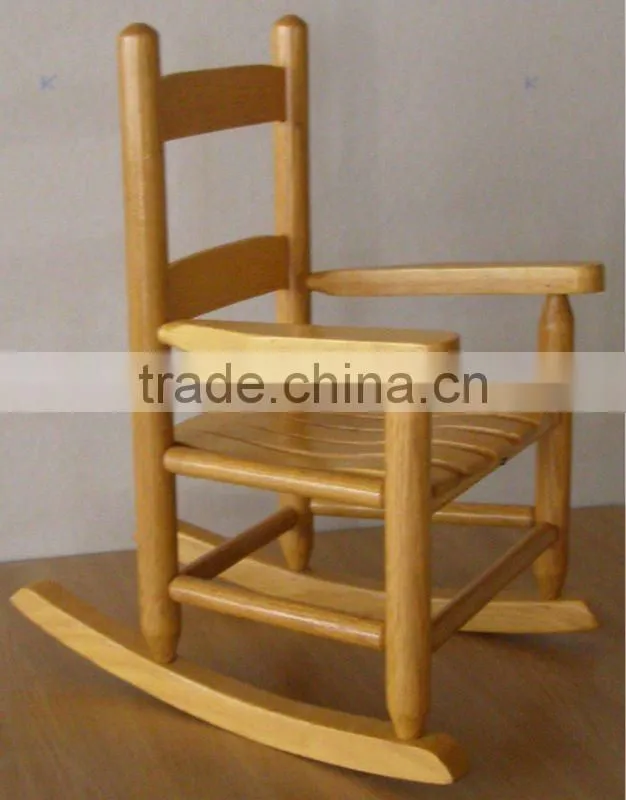 red wooden chair