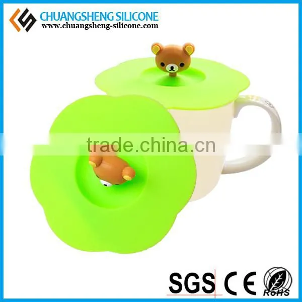 FDA grade silicone tea cup cover