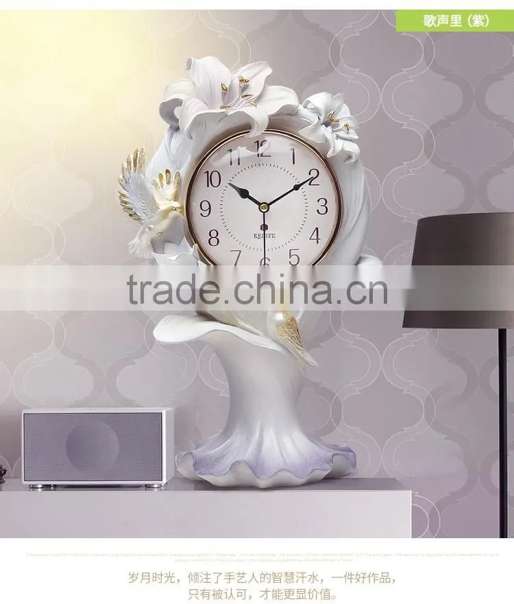M31A momoda Luxury new home decorations table clock antique home decoration standing clock