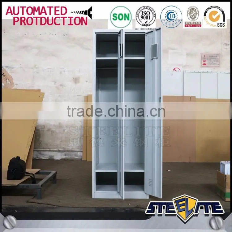 Cheap steel cupboard mumbai 2 doors steel clothes cupboard design