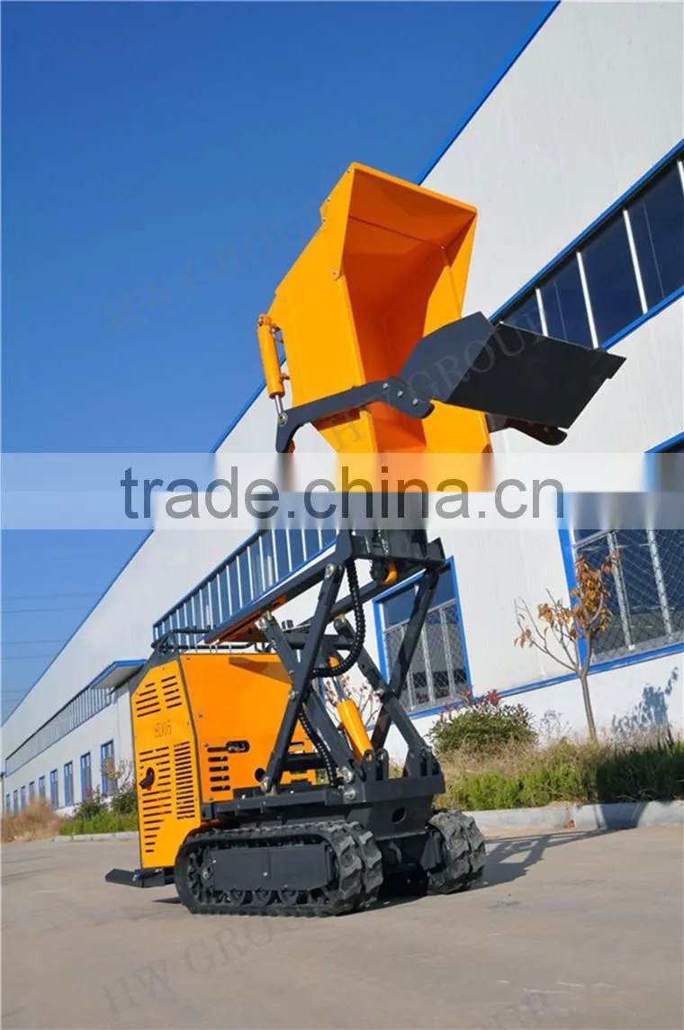 Garden Mini Track Dumper With Rubber Crawler