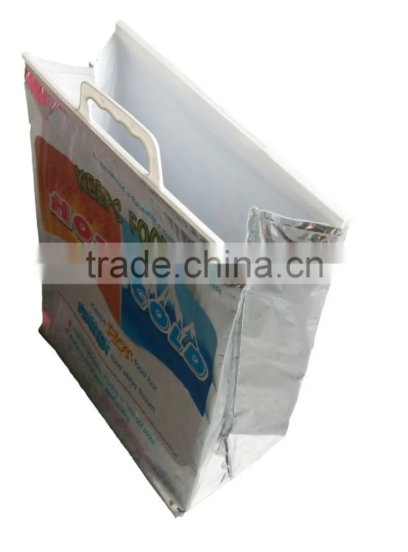 X Large Hot Cold Insulated Foil Grocery Bag Holds 30Lbs Thermal Food Storage New