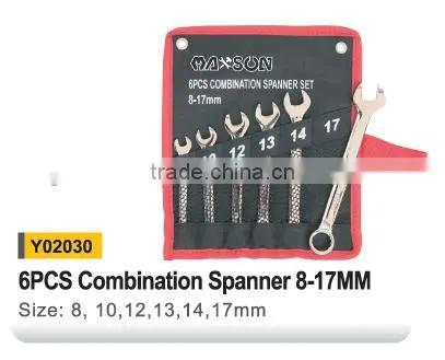 Y02031 8PCS 6-22MM combination spanner set