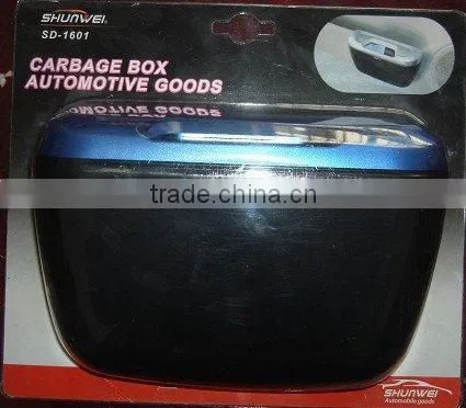 Dual-use DOOR Car trash bin storage bins