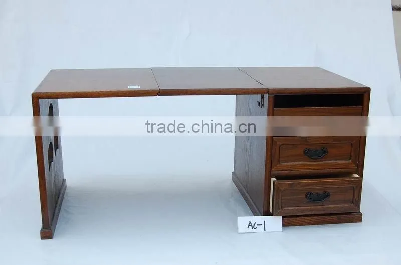 Classic wood office desk solid wood writting desk