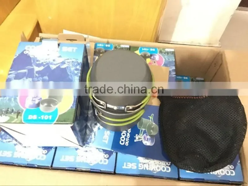 UCHOME Hard Anodized Aluminum Camping Cookware