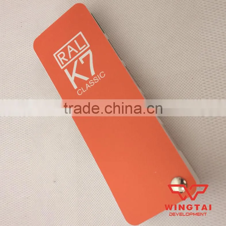 RAL K7 color Shade Card classic color formula guide