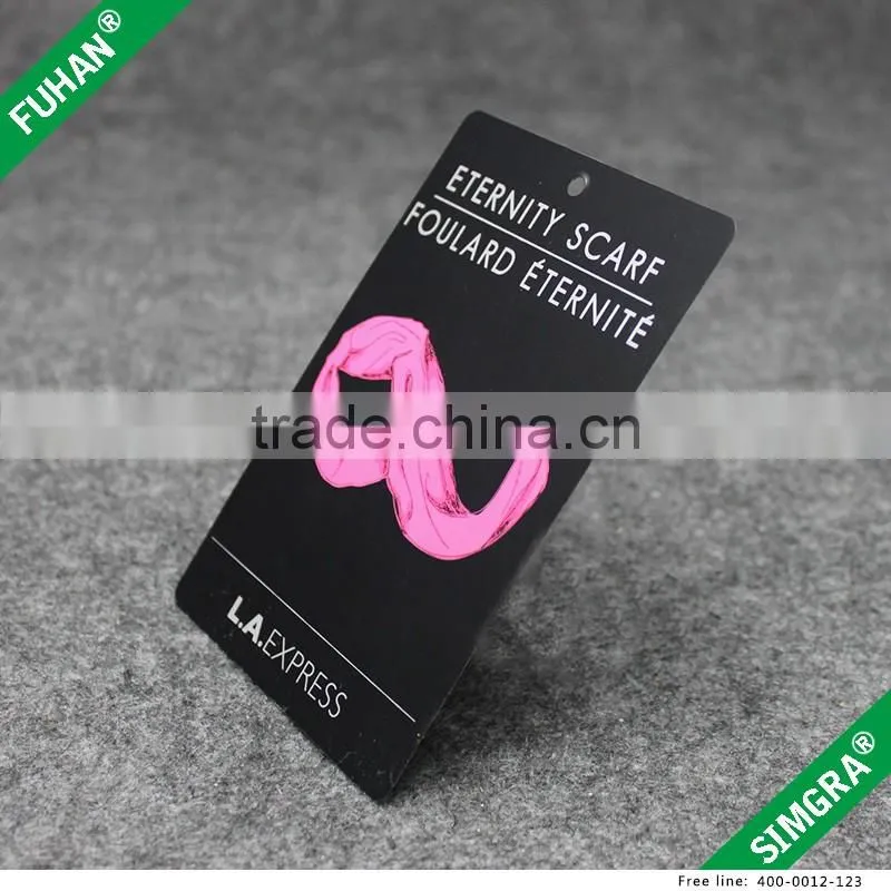 PVC Scarf Holder Hangtag