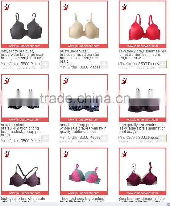 no padded bra with sexy women thong in pictures stripe printing sexy underwear (Accept OEM)