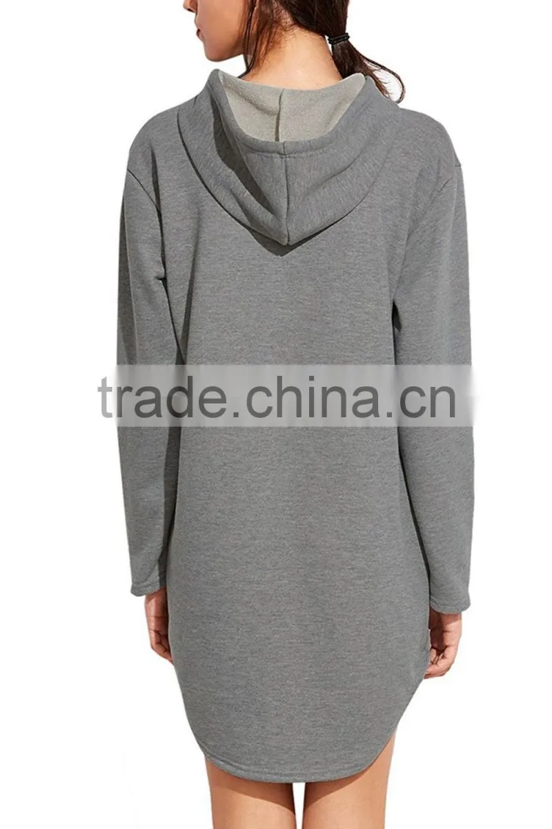 OEM custom print design logo unisex long sleeve plain hoodies for wholesale 2017