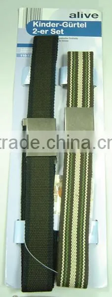 mens high quality fabric cloth belt