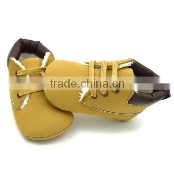 autumn&winter khaki warm baby shoes 0-18month