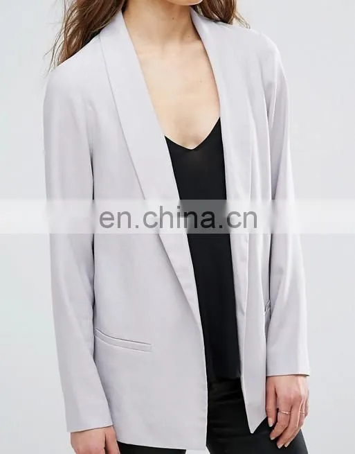 Hot European Style Winter/autumn Fasion Women's MD-LONG Suit Jacket office suits coat