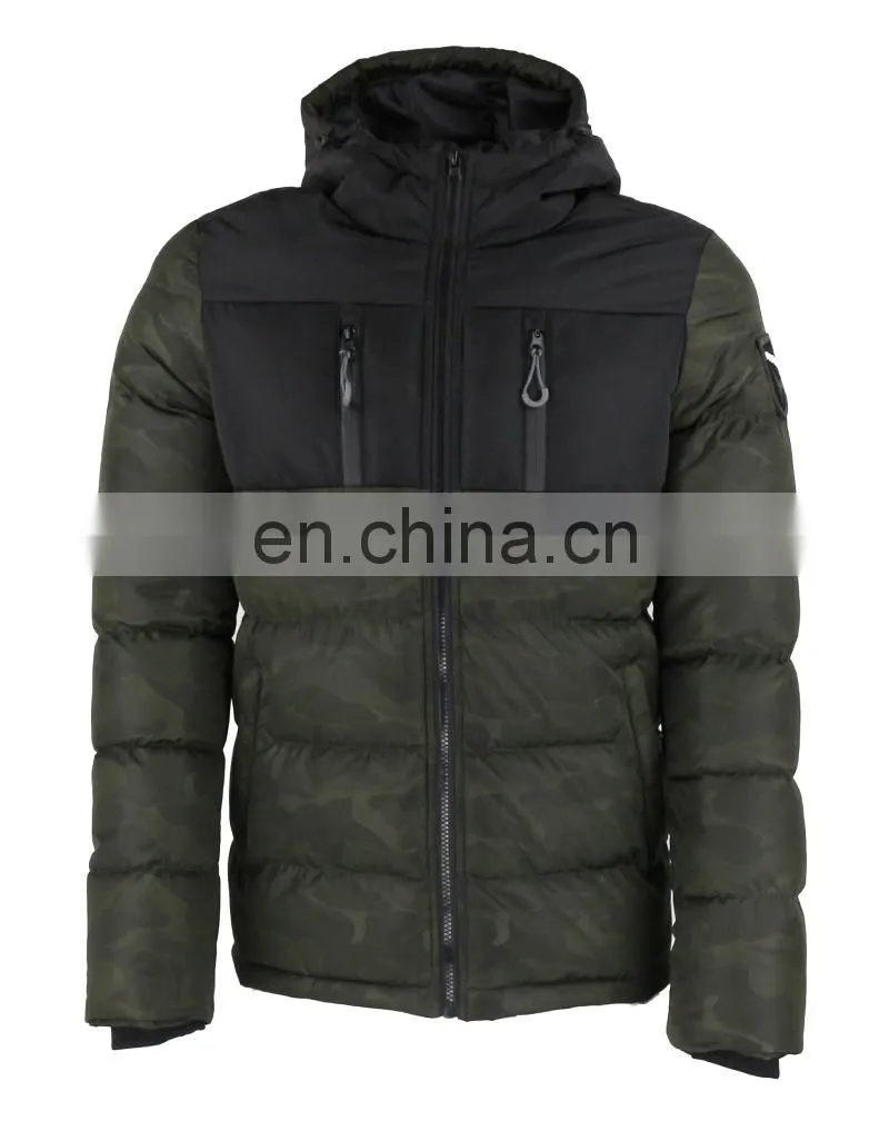 Men's OEM high quality winter jacket , man jacket winter 2016 with hood