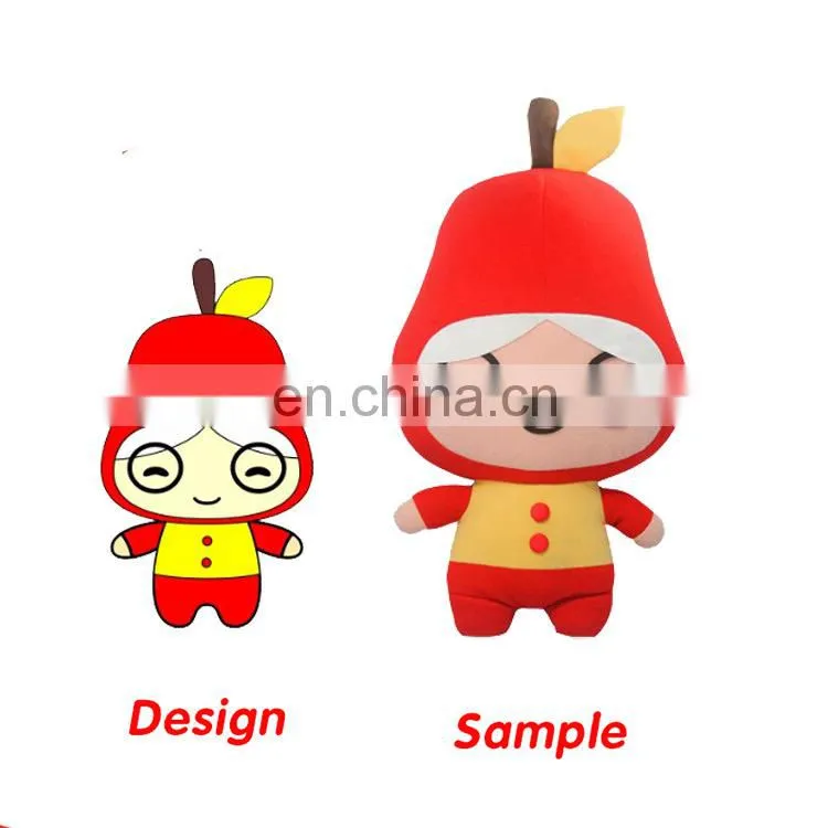 Cartoon cute custom christmas elf plush stuffed soft plush toy