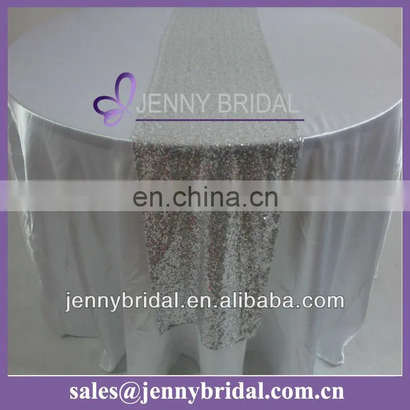 indian silver sequin fabric beautiful table runners