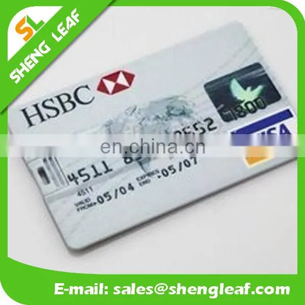 Factory promotion price usb flash drive credit card