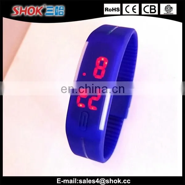 2015 Waterproof Bracelet Wristwatch fashion LED digital Watches