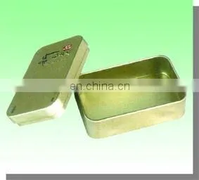 embossing logo tinplate tea gift packaging tin box