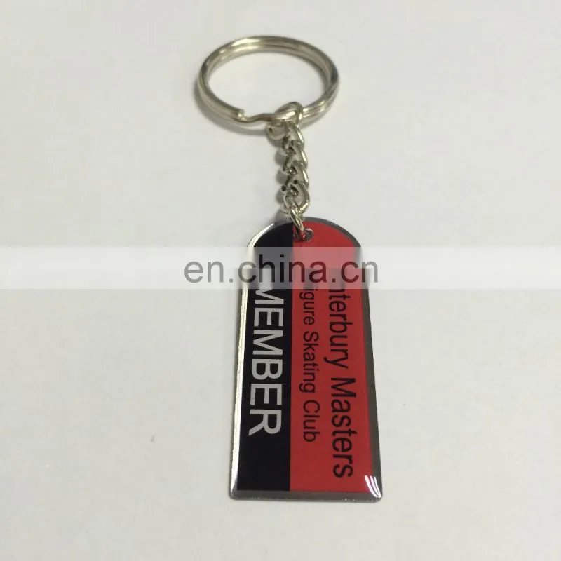 custom metal key chain with custom logo in soft enamel or resin key chain