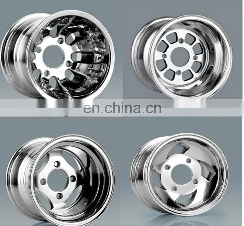 Golf cart wheels with 22x11-10 all terrain golf cart tire