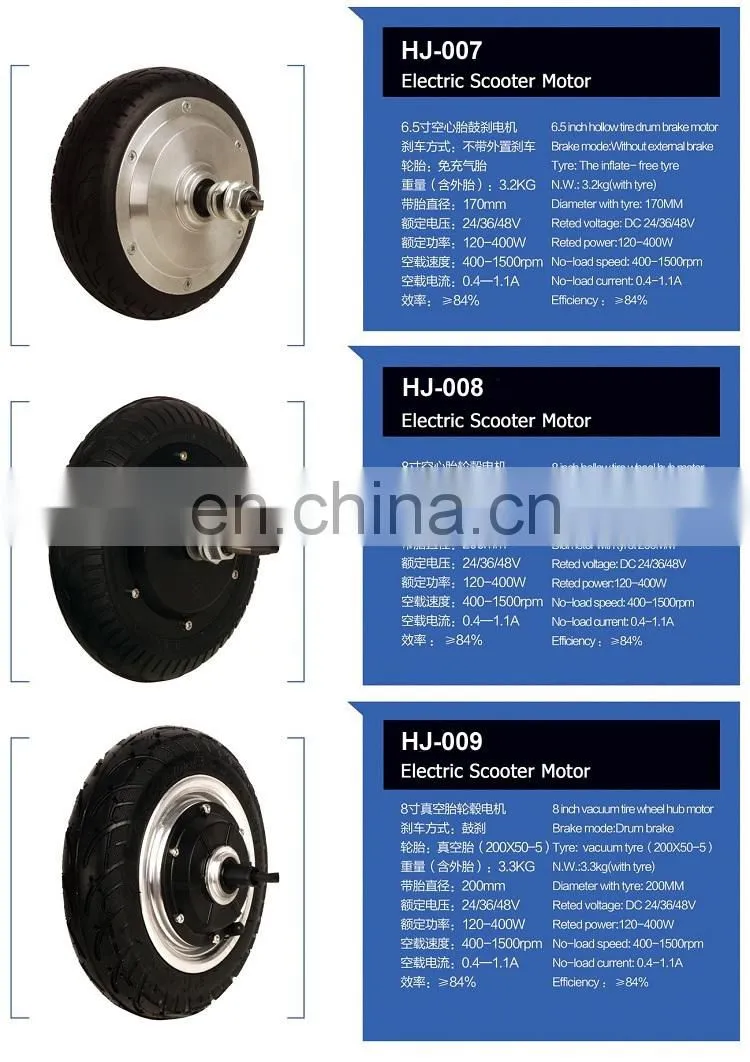 high quality 6" 6inch electric self balancing board motor wheel