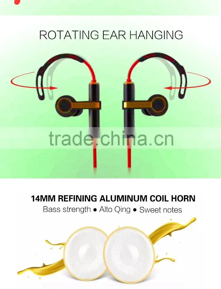 BT998B wireless sport bluetooth earbuds earphone bluetooth headphone headset