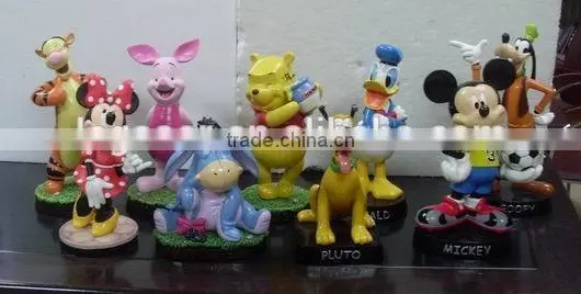Custom Resin Figurine Mickey Family Animation Statues