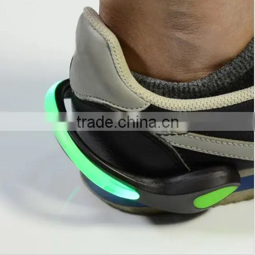 Outdoor Portable Bike Cycling Sports Safety Signal Shoes Wrist LED Light Clip