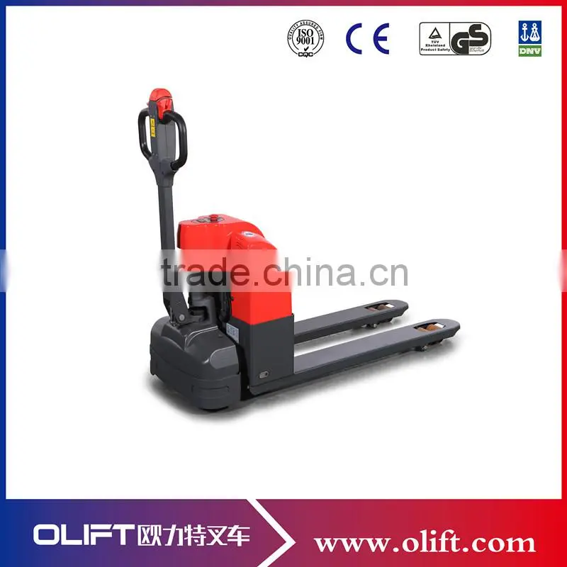American Curtis motor 1.5 ton capacity smart full electric pallet truck(with CE)
